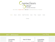 Tablet Screenshot of chambersoloistsdetroit.org